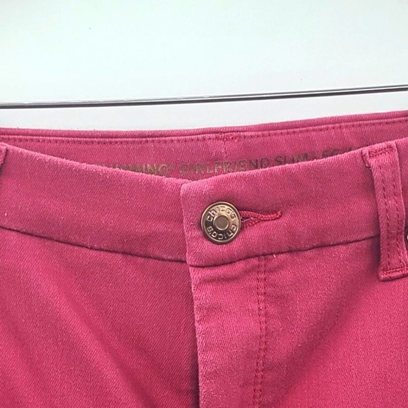 Chico's Straight leg jeans, pink,‎ size 8 - Picture 3 of 5